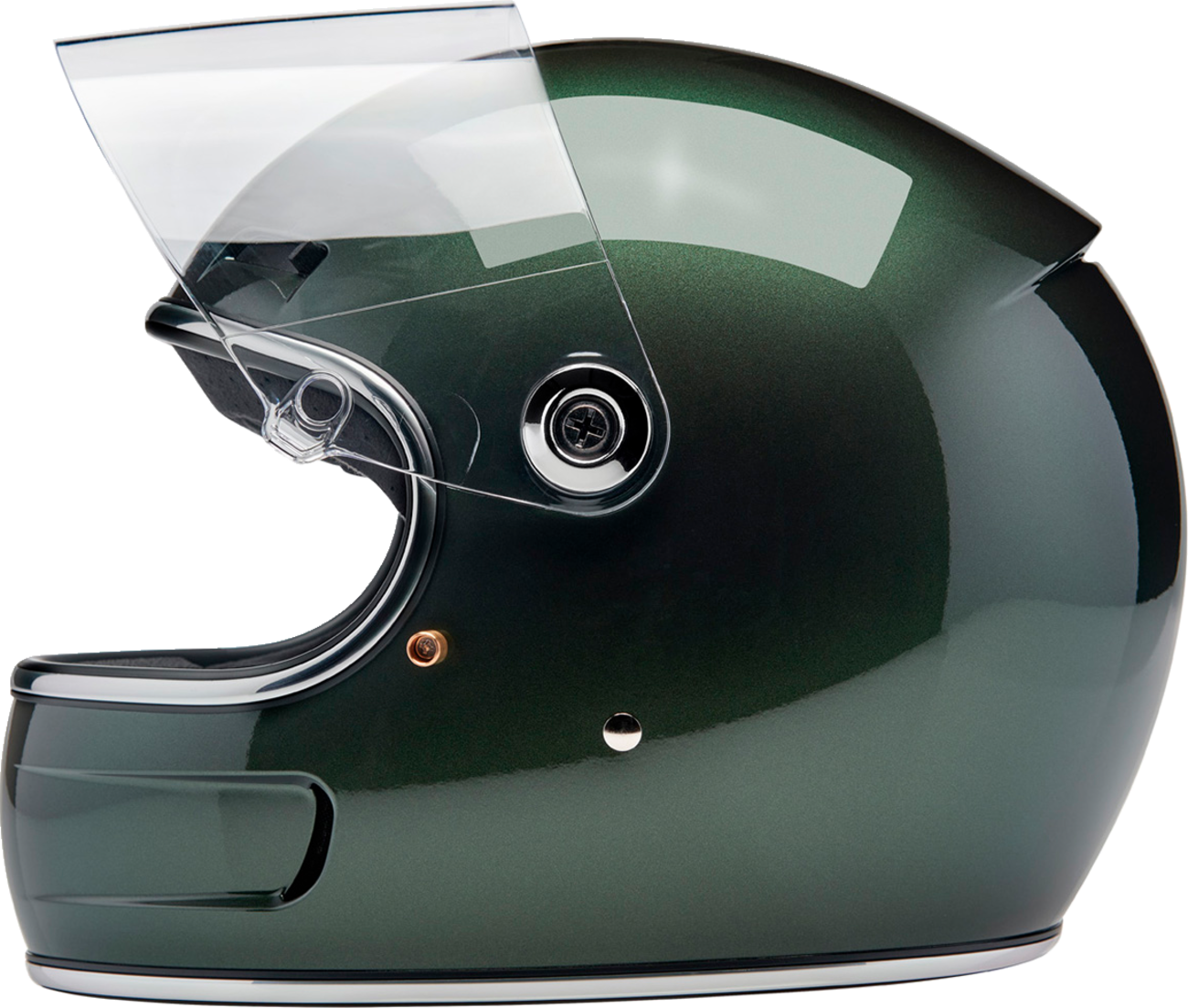 BILTWELL Gringo SV Helmet - Metallic Sierra Green - Small 1006-324-502