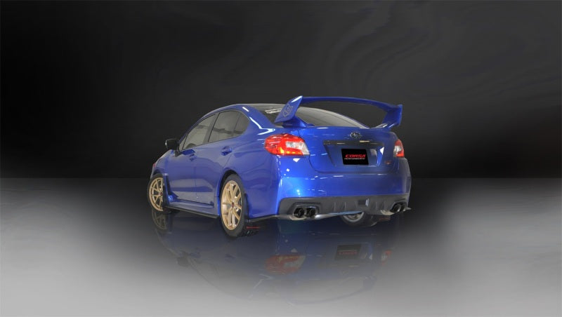 Corsa 2015 Subaru WRX Cat Back Exhaust, Black Quad 3.5in Tips *Sport* 14857BLK