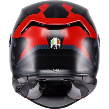 AGV Helmet K7 Glimpse Matte Black/Red 2x 2118399004-015-XXL