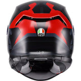 AGV Helmet K7 Glimpse Matte Black/Red Lg 2118399004-015-L