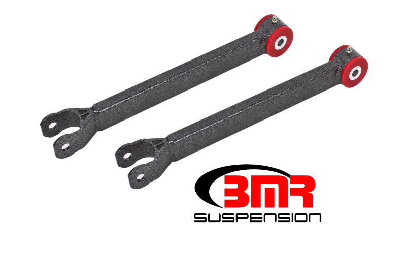 BMR 08-17 Challenger Non-Adj. Lower Trailing Arms (Polyurethane) - Black Hammertone LTA110H