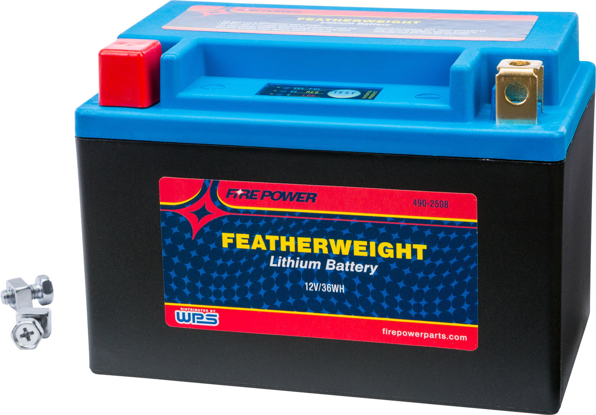 FIRE POWER Featherweight Lithium Battery 180 Cca Hjtx9-Fp-Il 12v/36wh HJTX9-FP