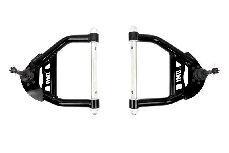 UMI Performance 64-72 GM A-Body Tubular Upper & Lower Front A-Arm Kit - Black 403133-B