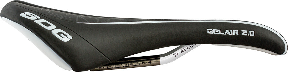 SDG COMPONENTS Bel Air 2.0 Saddle Ti-Alloy White 6303