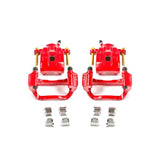 Power Stop 08-15 Toyota Sequoia Rear Red Calipers w/Brackets - Pair S3276