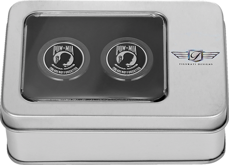 FIGURATI DESIGNS Docking Hardware Covers - POW MIA - Black FD50-DC-2730-BK