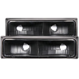 ANZO 1988-1998 Chevrolet C1500 Euro Parking Lights Black 511053