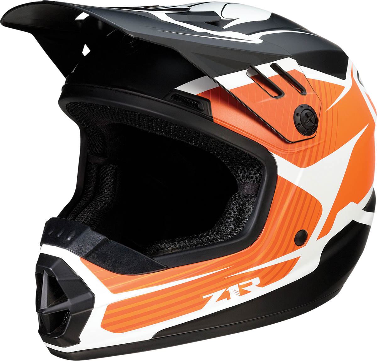 Z1R Youth Rise Helmet - Flame - Orange - Medium 0111-1443