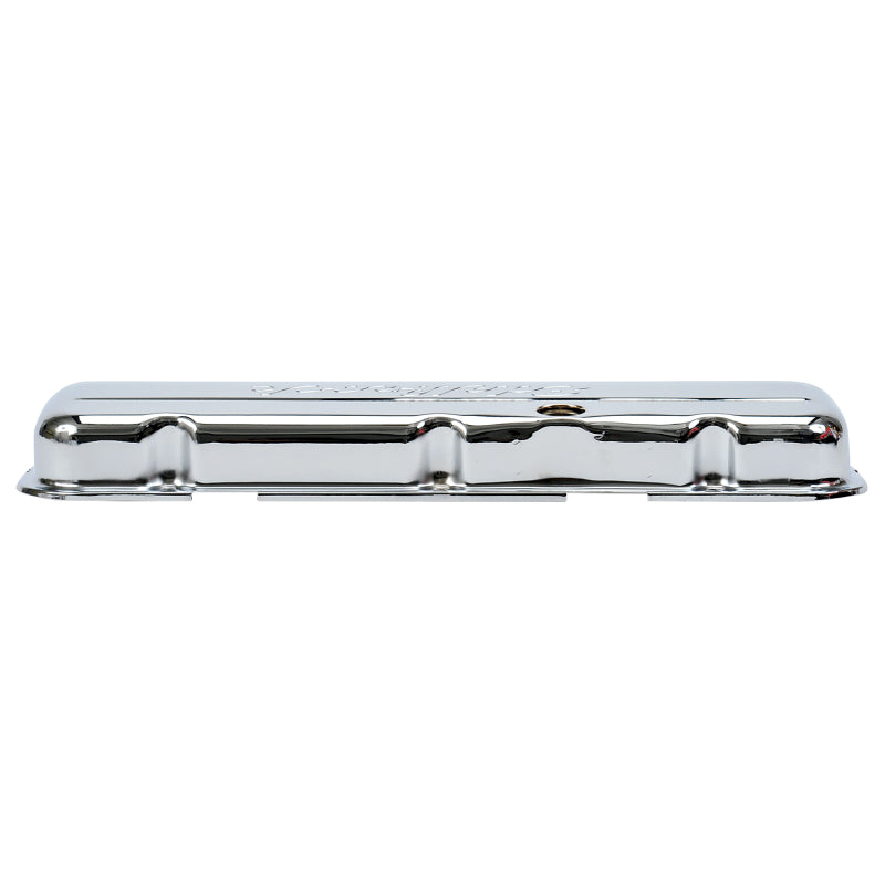 Edelbrock Valve Cover Signature Series Chevrolet 1965 and Later 396-502 V8 Low Chrome 4480