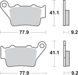 SBS LS Brake Pads - 675LS 675LS