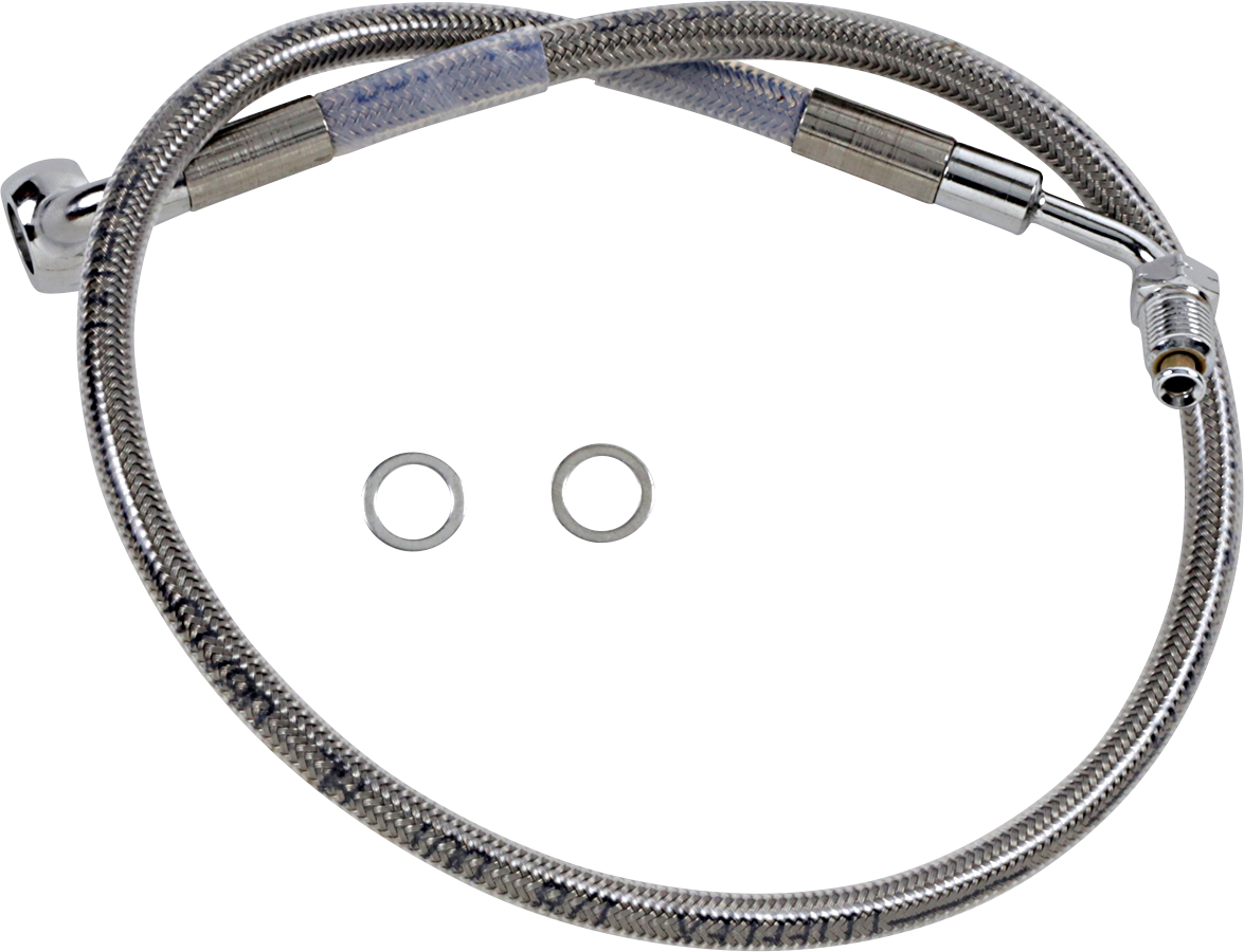 DRAG SPECIALTIES Brake Line - +2" - Stainless Steel - '18-'21 Softail 618601-2