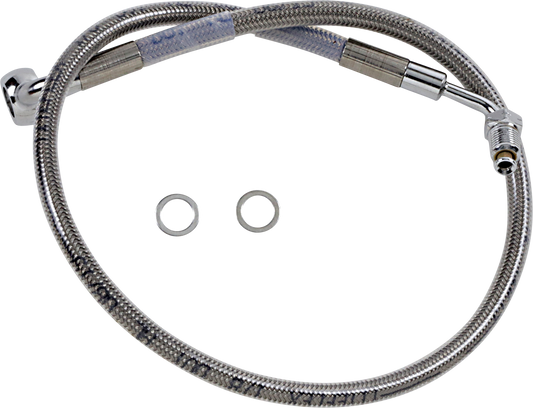 DRAG SPECIALTIES Brake Line - +2" - Stainless Steel - '18-'21 Softail 618601-2