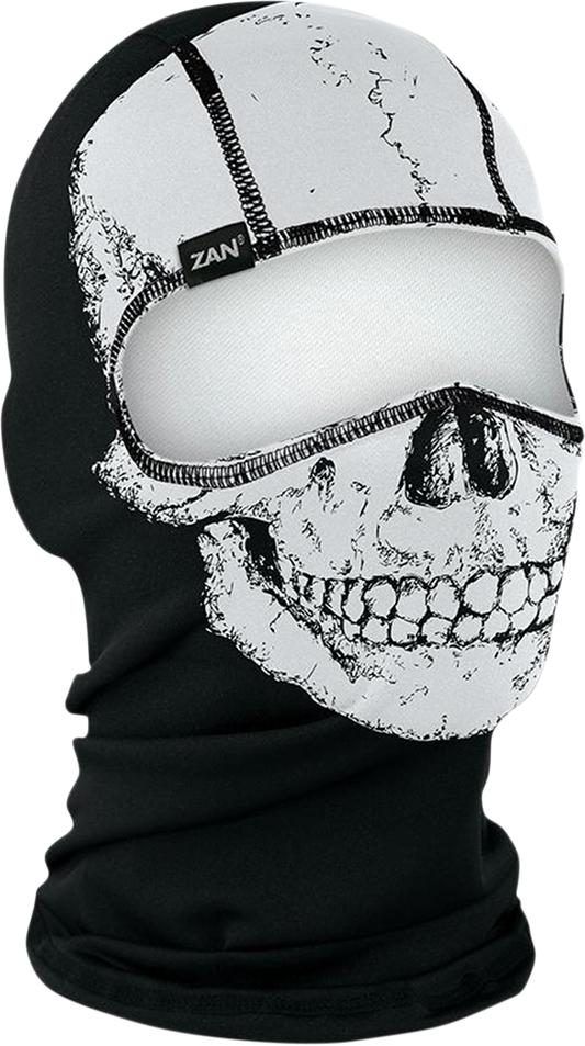 ZAN HEADGEAR Balaclava - Poly - Skull WBP002