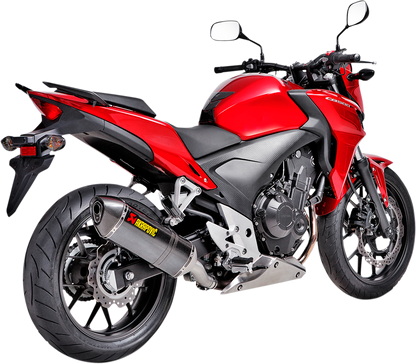 Silenciador de línea deslizante AKRAPOVIC - Fibra de carbono CB400 /500 X/R/F 2013-2016 S-H5SO2-HRC 1811-2604 