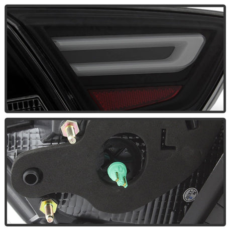 xTune 14-18 Chevy Impala (Excl 14-16 Limited) LED Tail Lights - Black Smoke (ALT-JH-CIM14-LBLED-BSM) 9042164