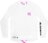 MUC-OFF USA Riders Long-Sleeve Jersey - White - 2XL 20491
