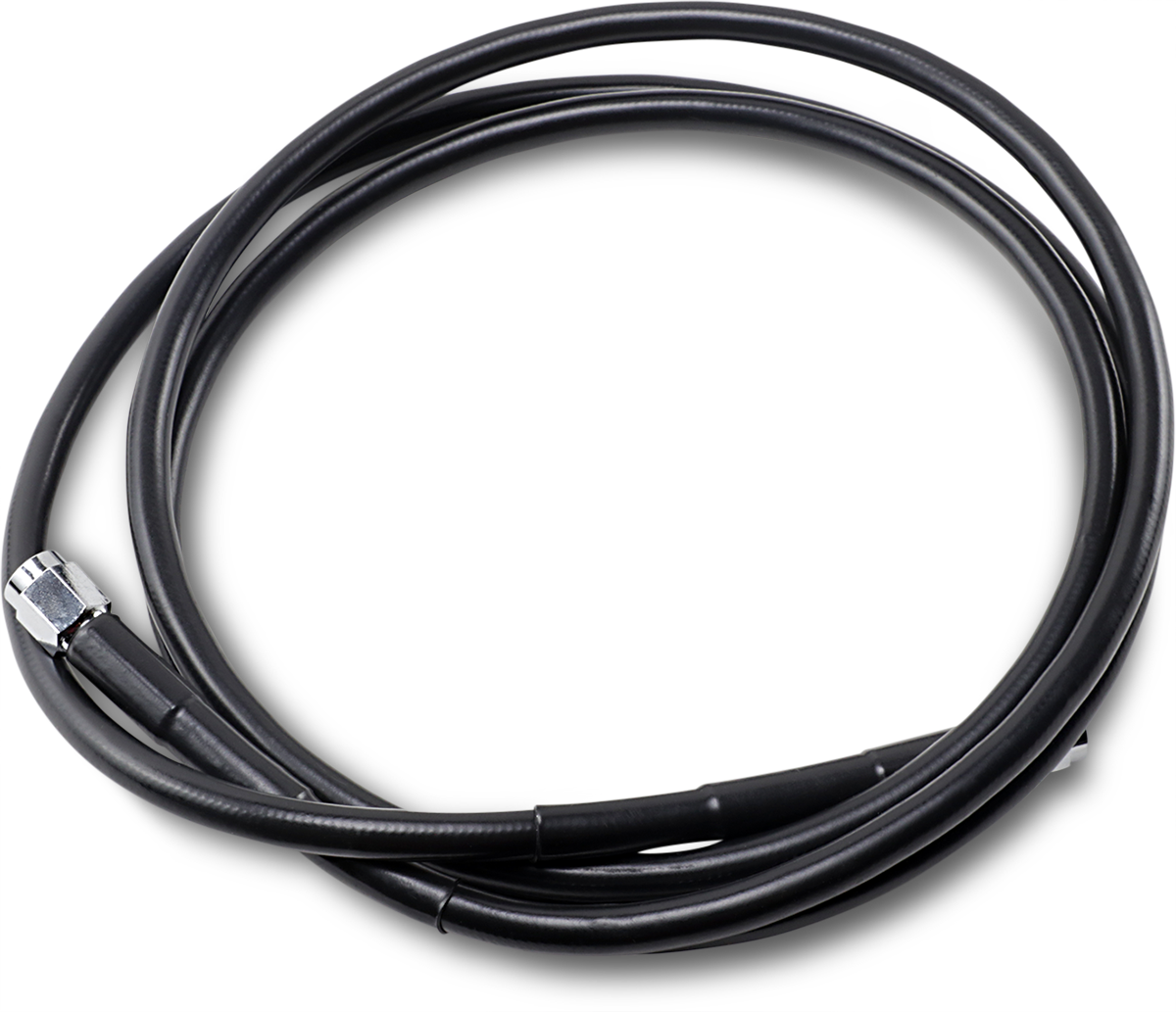 DRAG SPECIALTIES Universal Brake Line - Black - 70" 870-BLK