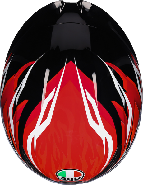 AGV K1 S Helmet - Lion - Black/Red/White - Large 2118394003-035-L