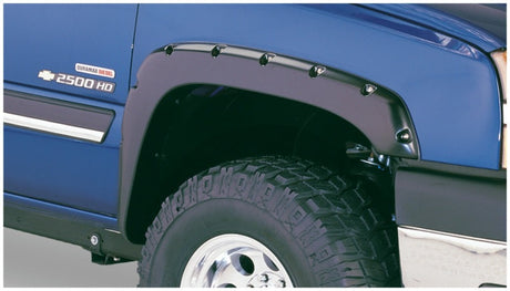 Bushwacker 07-07 Chevy Silverado 1500 Classic Fleetside Pocket Style Flares 4pc - Black 40918-02