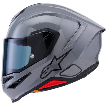 ALPINESTARS Supertech R7 Helmet - 22.06 - Solid - Gloss Gray - 2XL 8202126-1635-2XL