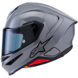 ALPINESTARS Supertech R7 Helmet - 22.06 - Solid - Gloss Gray - 2XL 8202126-1635-2XL