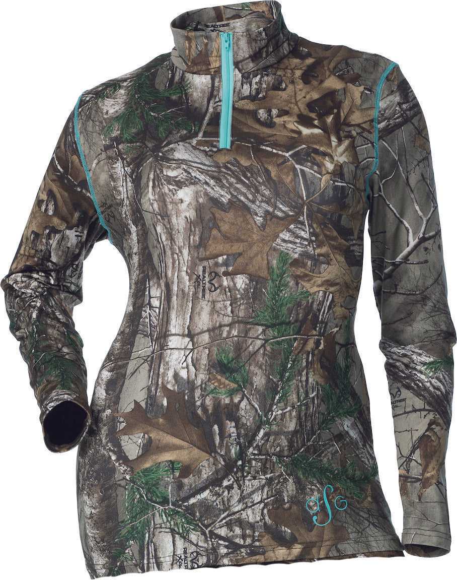 DSG Tech Base Layer Shirt Realtree/Aqua 2x 21840