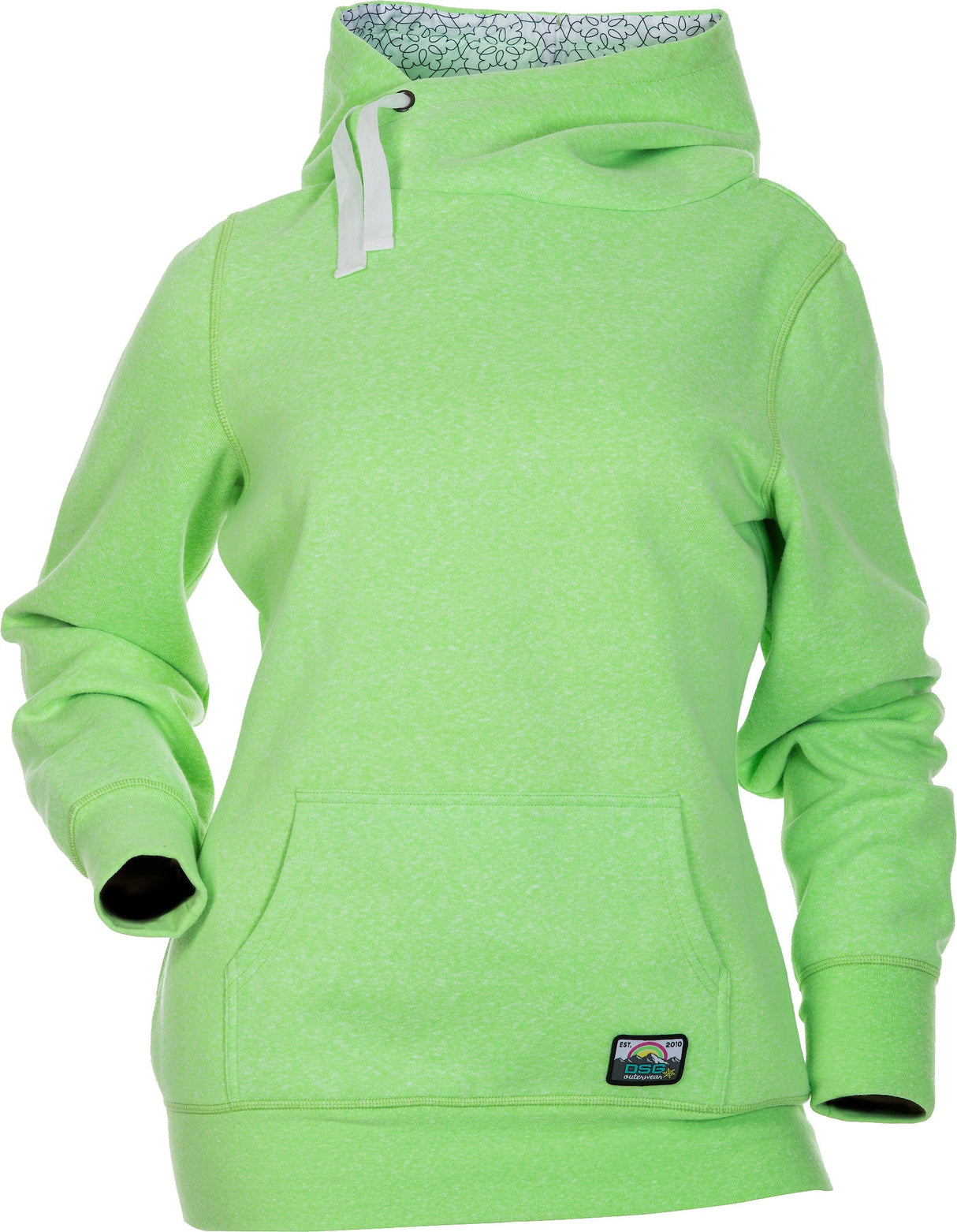 DSG Side Tie Hoodie Green Sm 51352