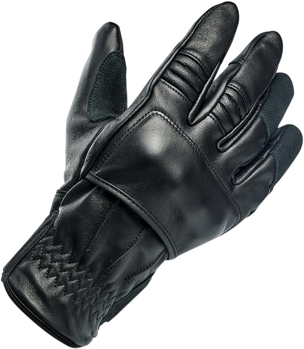 BILTWELL Belden Gloves - Black - Medium 1505-0101-303