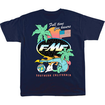 FMF Day-Glo T-Shirt - Navy - Large SU25118901NVYLG