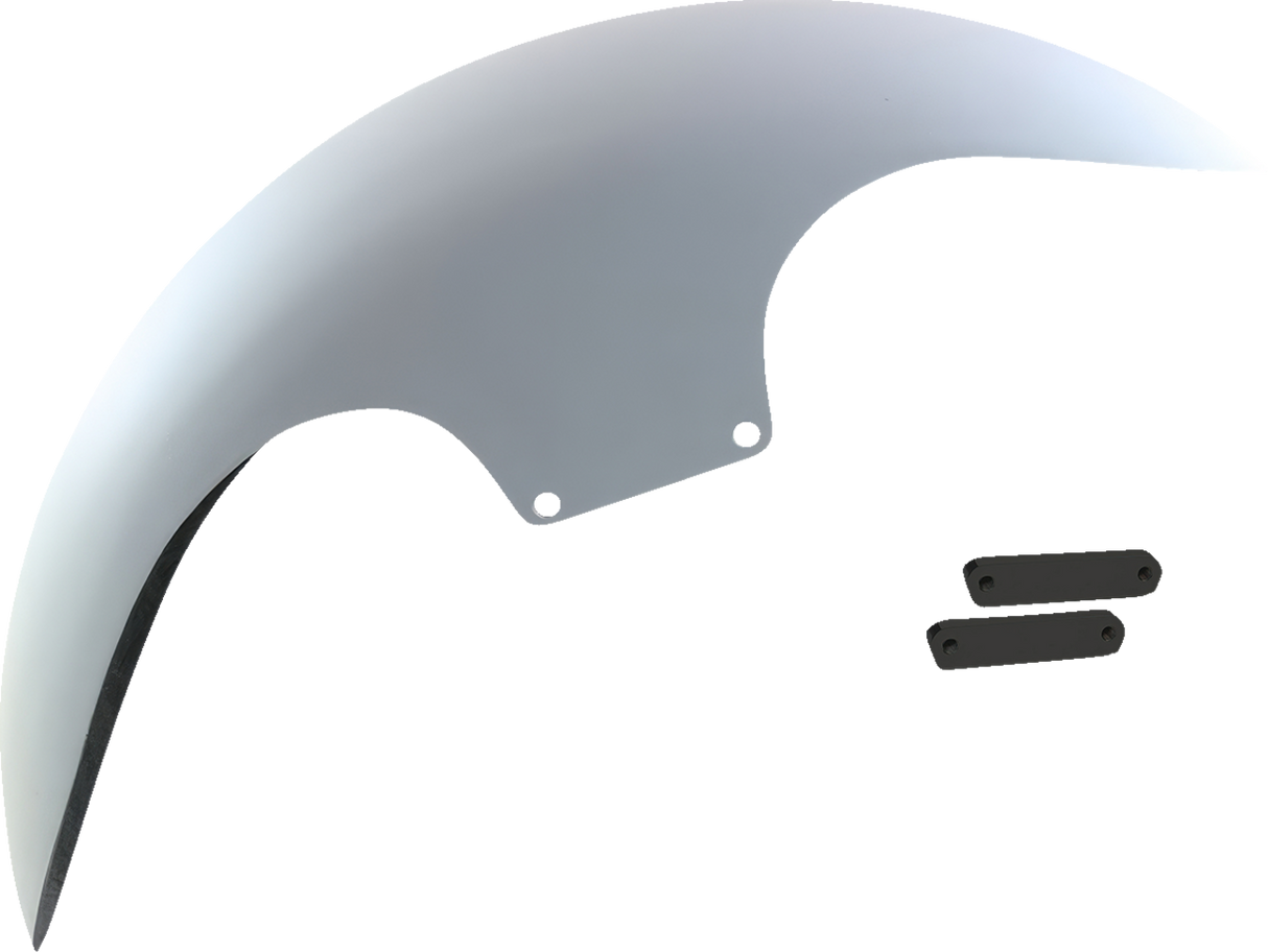 PAUL YAFFE BAGGER NATION Cafe Front Fender - 19" - Black Adaptors PYO:CAFE-19-14L-B-C