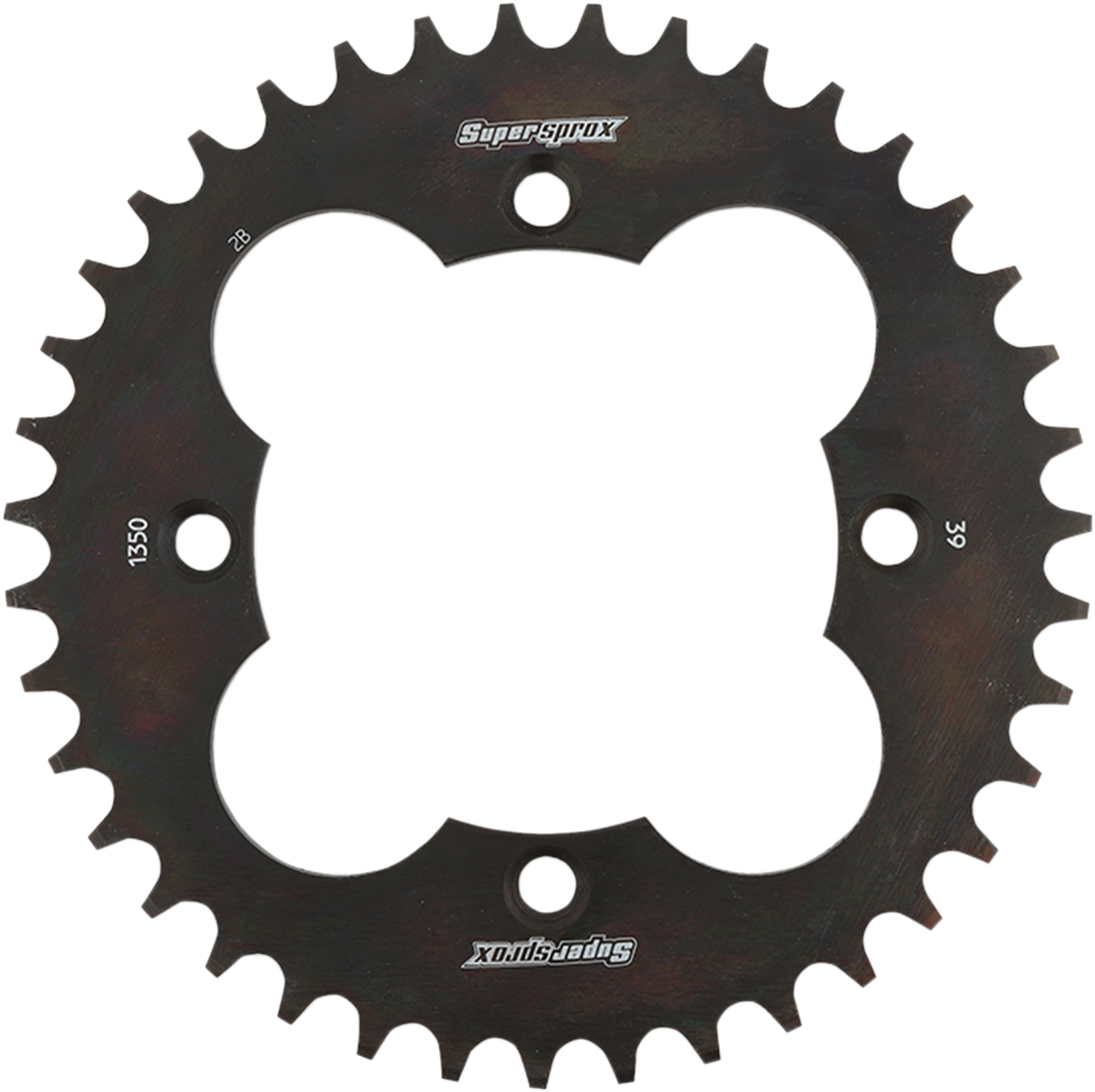 SUPERSPROX Steel Rear Sprocket - 39-Tooth RFE-1350-39-BLK