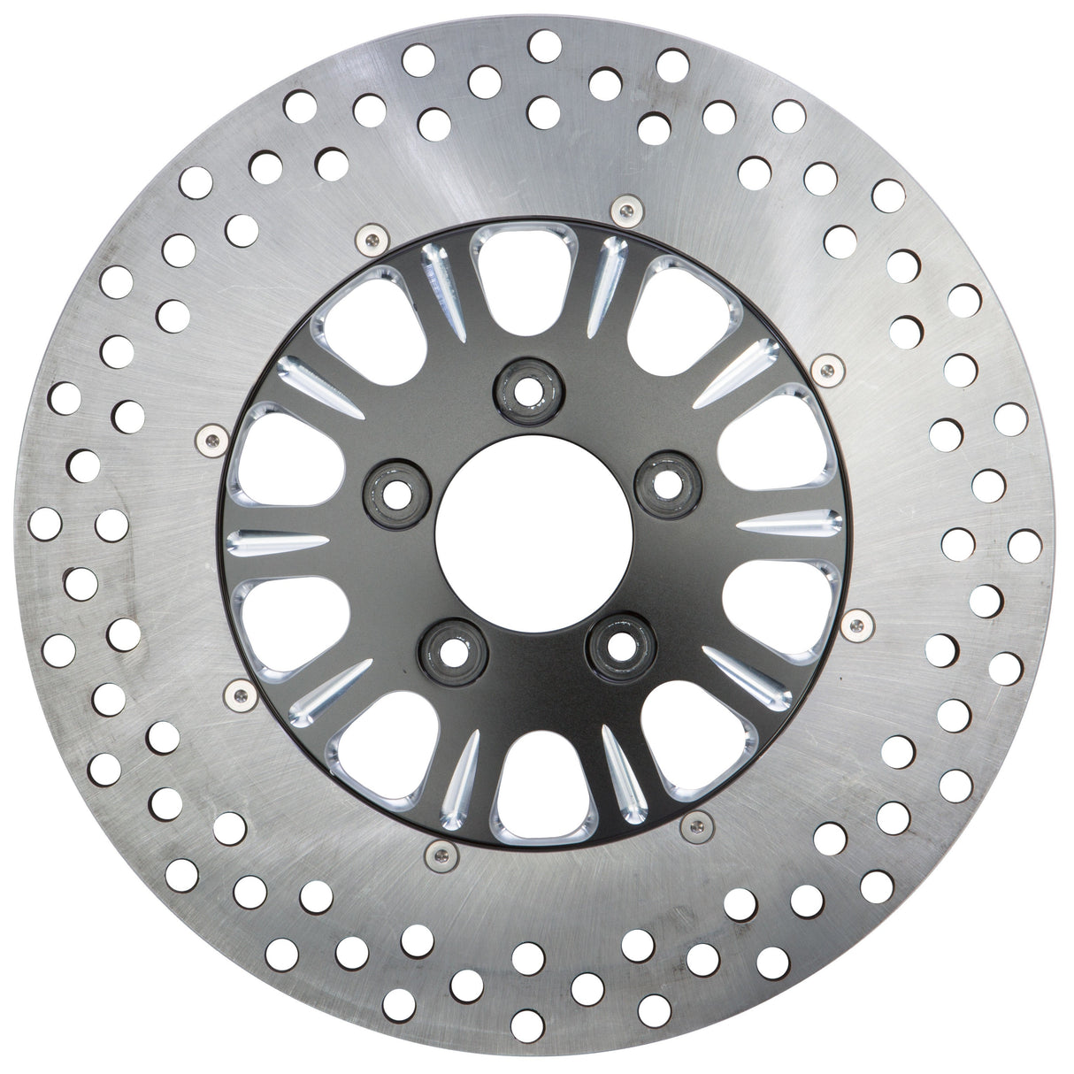 HARDDRIVE 2pc Front Right Luck Disc Black 11.5" F2121AFU115-2P