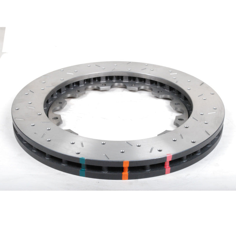 DBA 09+ Nissan GTR Rear Drilled & Slotted 5000 Series Brembo Direct Replacement Rotor 52323.1XS