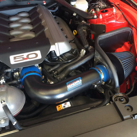 BBK 2015-16 Mustang GT 5.0L Cold Air Induction System Blackout 18475