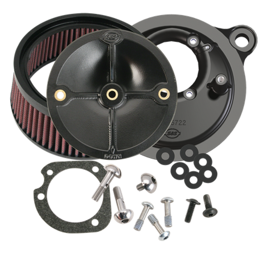 S&S Cycle 01-15 Fuel-Injector Softail Models Stealth Air Cleaner Kit w/o Cover 170-0300B