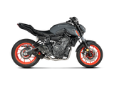 AKRAPOVIC  S-Y7R2-AFC  Stainless Steel/Carbon Fiber Race Exhaust MT-07/FZ-07 XSR 700/Tracer 900 GT  2016-2024  1810-2226