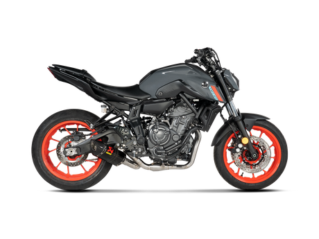 AKRAPOVIC  S-Y7R2-AFC  Stainless Steel/Carbon Fiber Race Exhaust MT-07/FZ-07 XSR 700/Tracer 900 GT  2016-2024  1810-2226