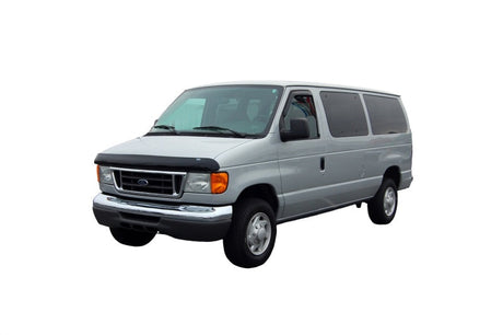 AVS 92-07 Ford E-150 High Profile Bugflector II Hood Shield - Smoke 25228