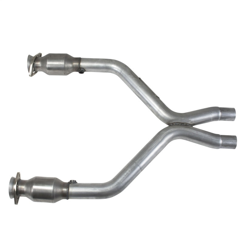 BBK 11-14 Mustang 3.7 V6 Short Mid X Pipe With Catalytic Converters 2-1/2 For BBK Long Tube Headers 1461