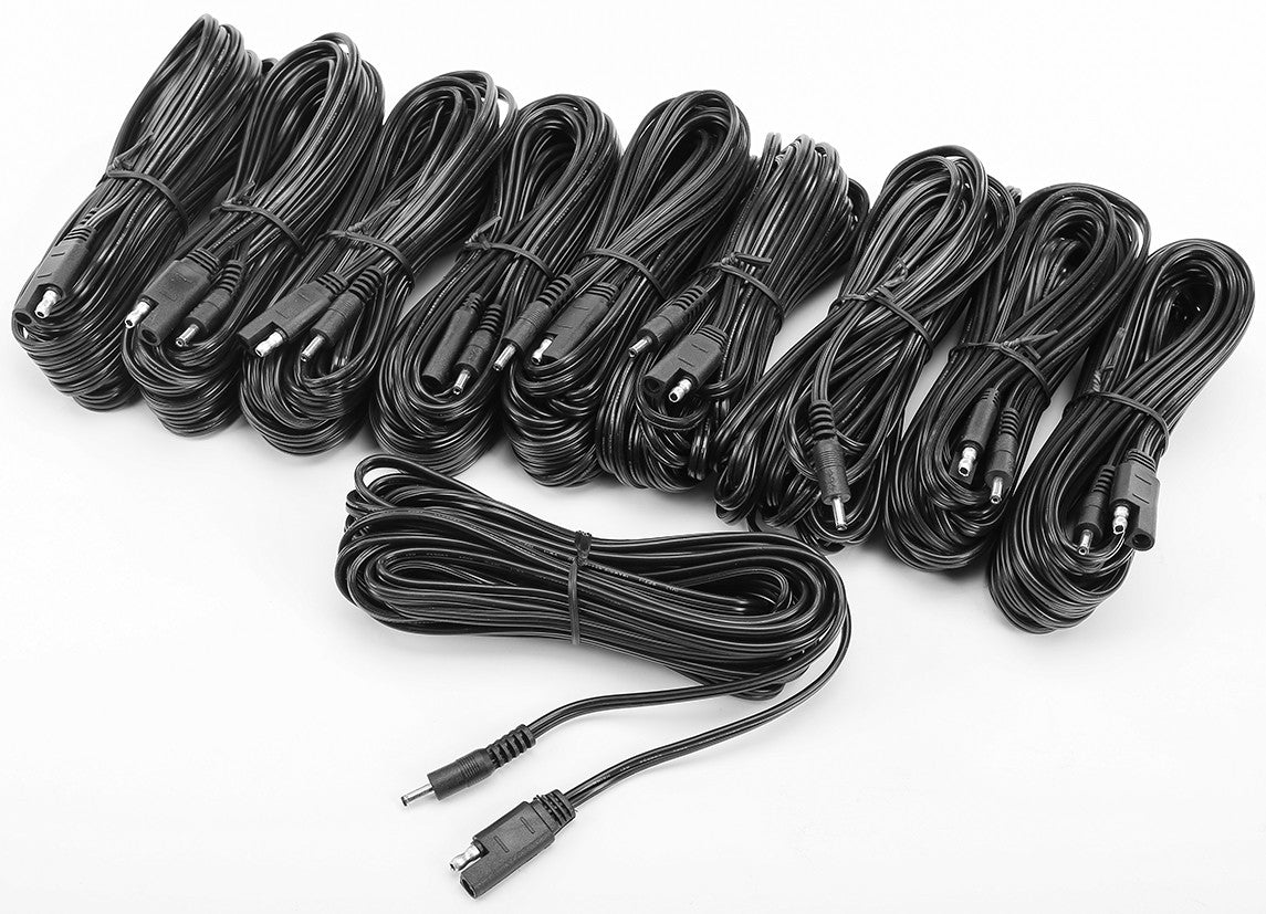 YUASA 25' Leads 10-Pack YUA00AC25F