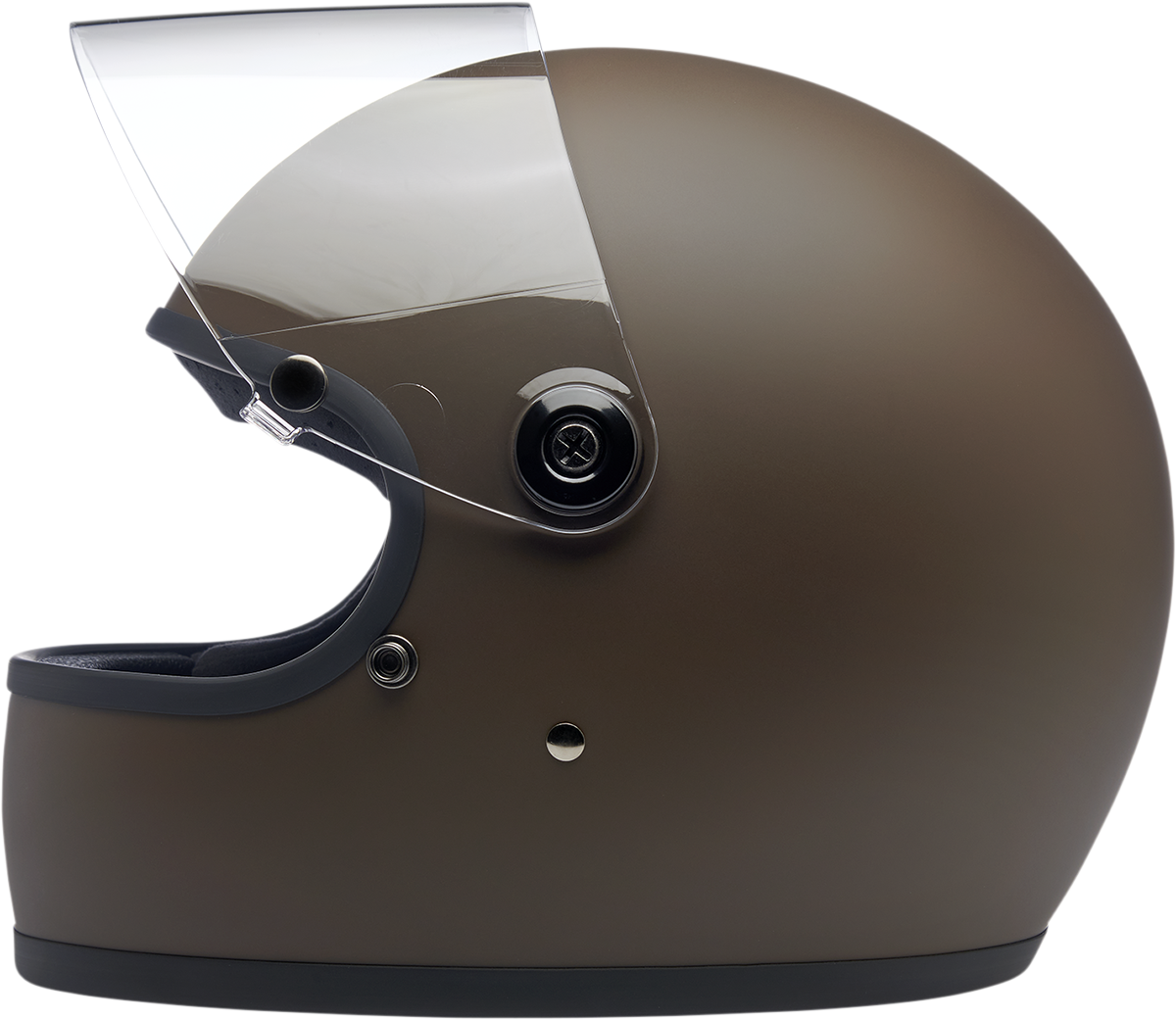 BILTWELL Gringo S Helmet - Flat Chocolate - XS 1003-252-101