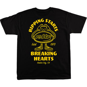 FMF Breakin Hearts T-Shirt - Black - XL SU25118909BLKXL