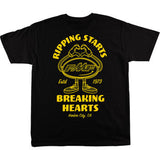 FMF Breakin Hearts T-Shirt - Black - Large  SU25118909BLKLG