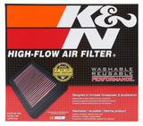 K&N 19 Porsche 911 3.0L H6 F/I Drop In Replacement Air Filter 33-3153