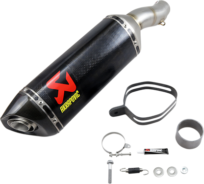 AKRAPOVIC Slip-On Line Muffler - Carbon Fiber Ninja ZX-6R 2009-2024  S-K6SO7-ZC 1811-3697