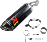 Silenciador de línea deslizante AKRAPOVIC - Fibra de carbono Ninja ZX-6R 2009-2020 S-K6SO7-ZC 1811-3697 