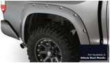Bushwacker 16-18 Toyota Tundra Fleetside Pocket Style Flares 4pc - Midnight Black 30918-43