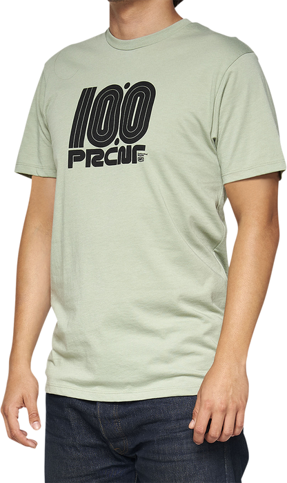 100% Pecten T-Shirt - Slate Green - Large 32144-486-12