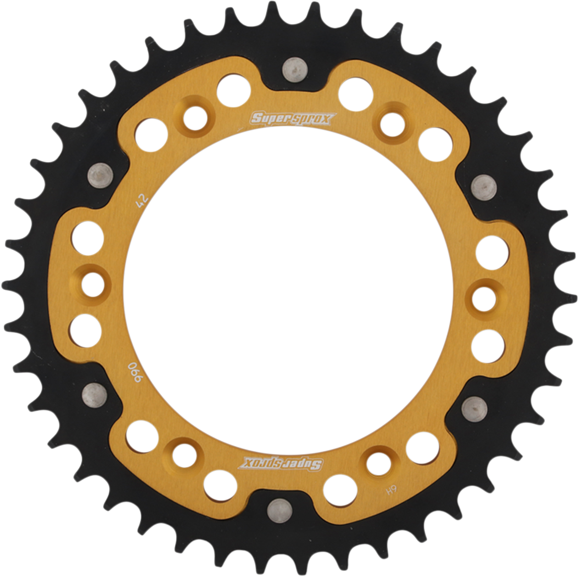 SUPERSPROX Stealth Rear Sprocket - 42 Tooth - Gold - Husaberg/Husqvarna/KTM RST-990-42-GLD