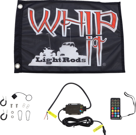 WHIPITLIGHTRODS 5' Light Rod Whip - Black SB-RGBR-151